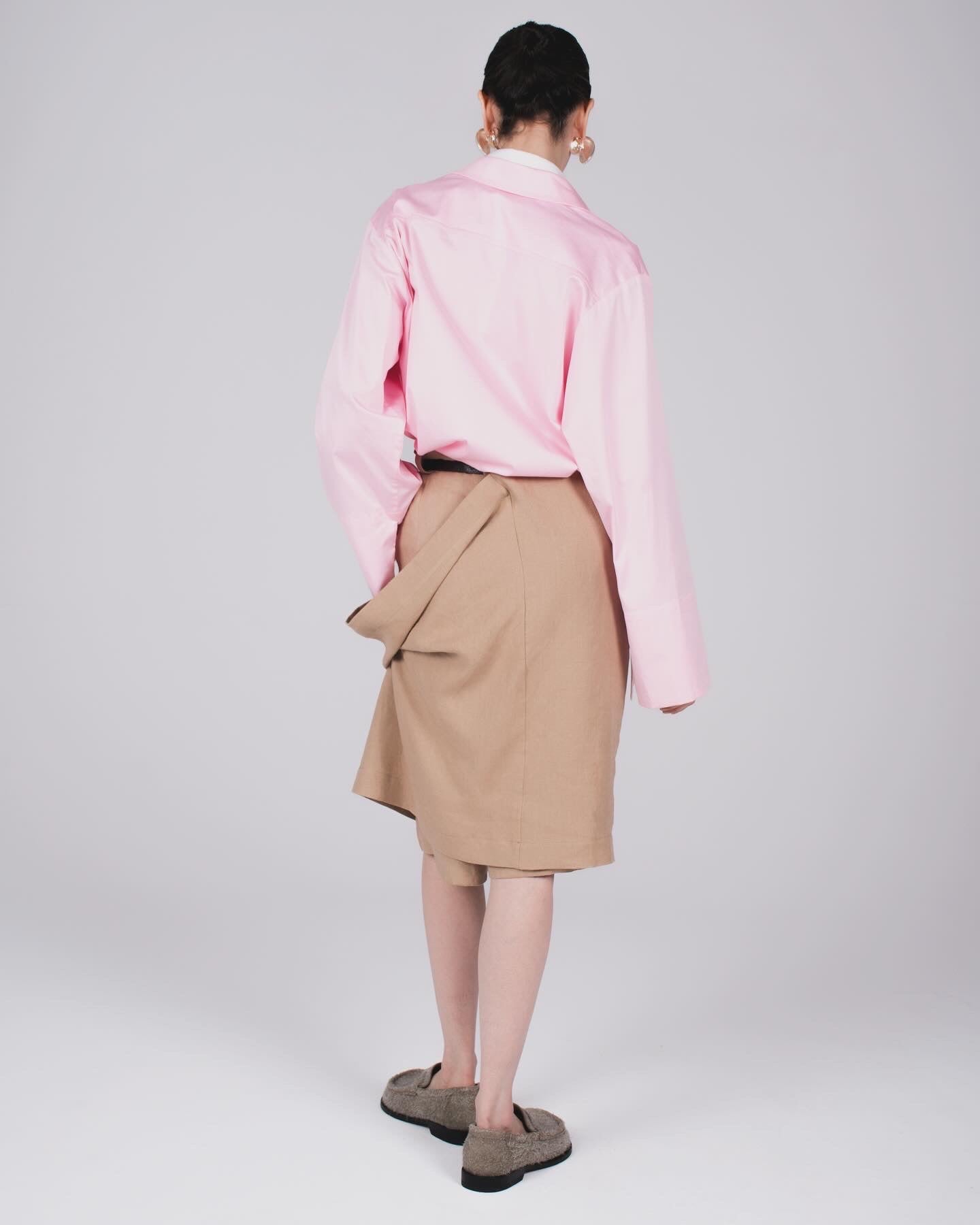 Mid-height Beige Skirt