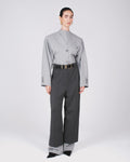 Blazer Blouse in Grey