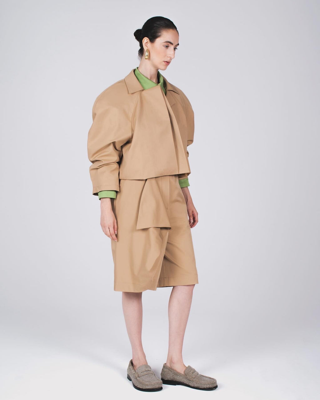 Puffy bomber jacket