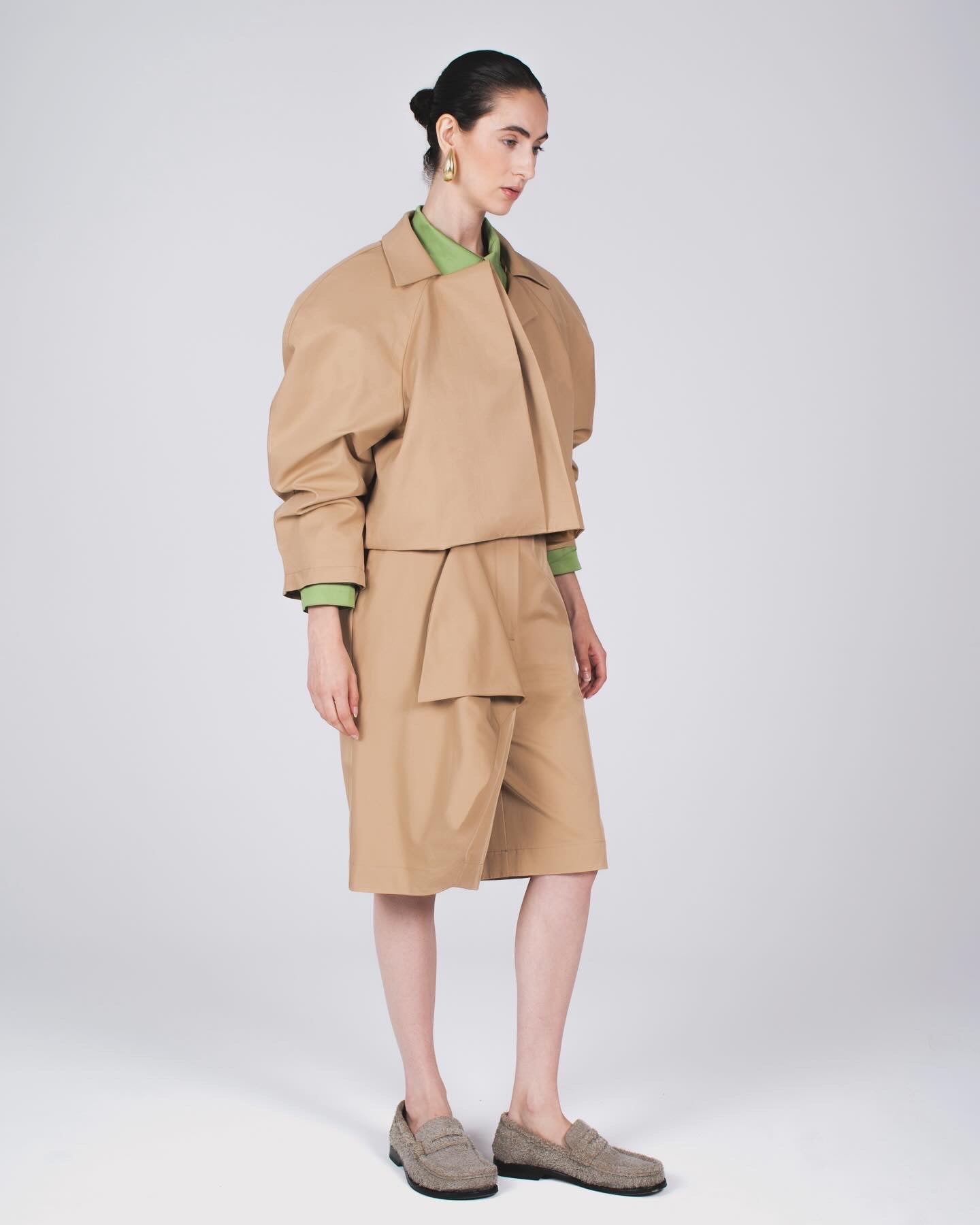 Puffy bomber jacket