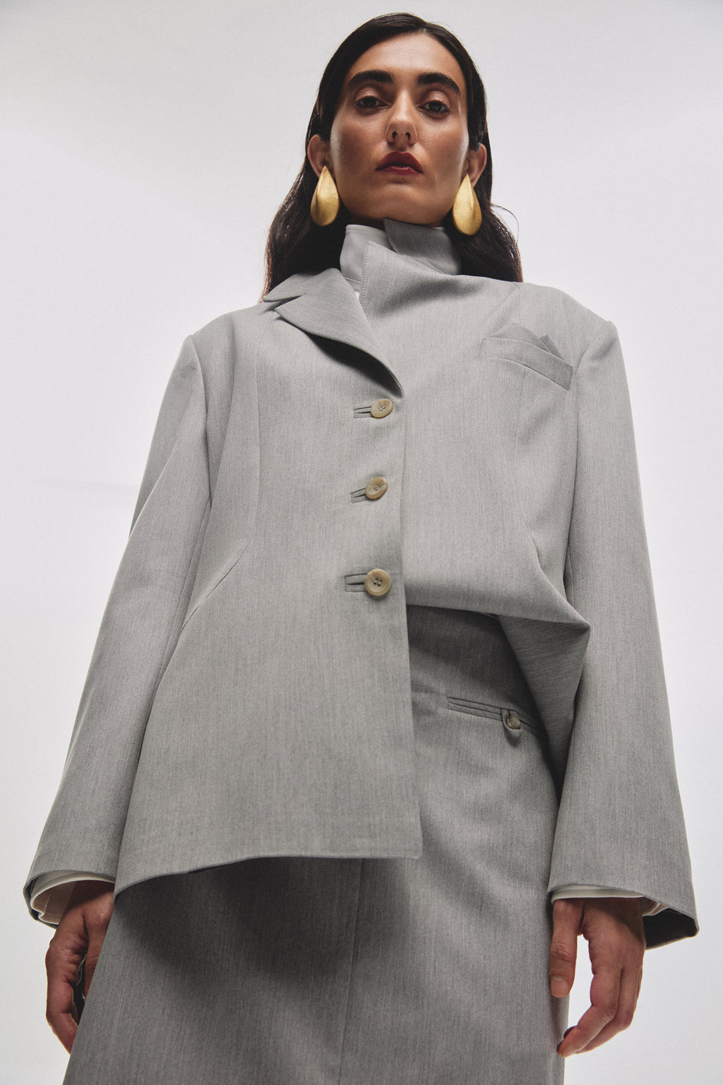 Layered Vest Blazer
