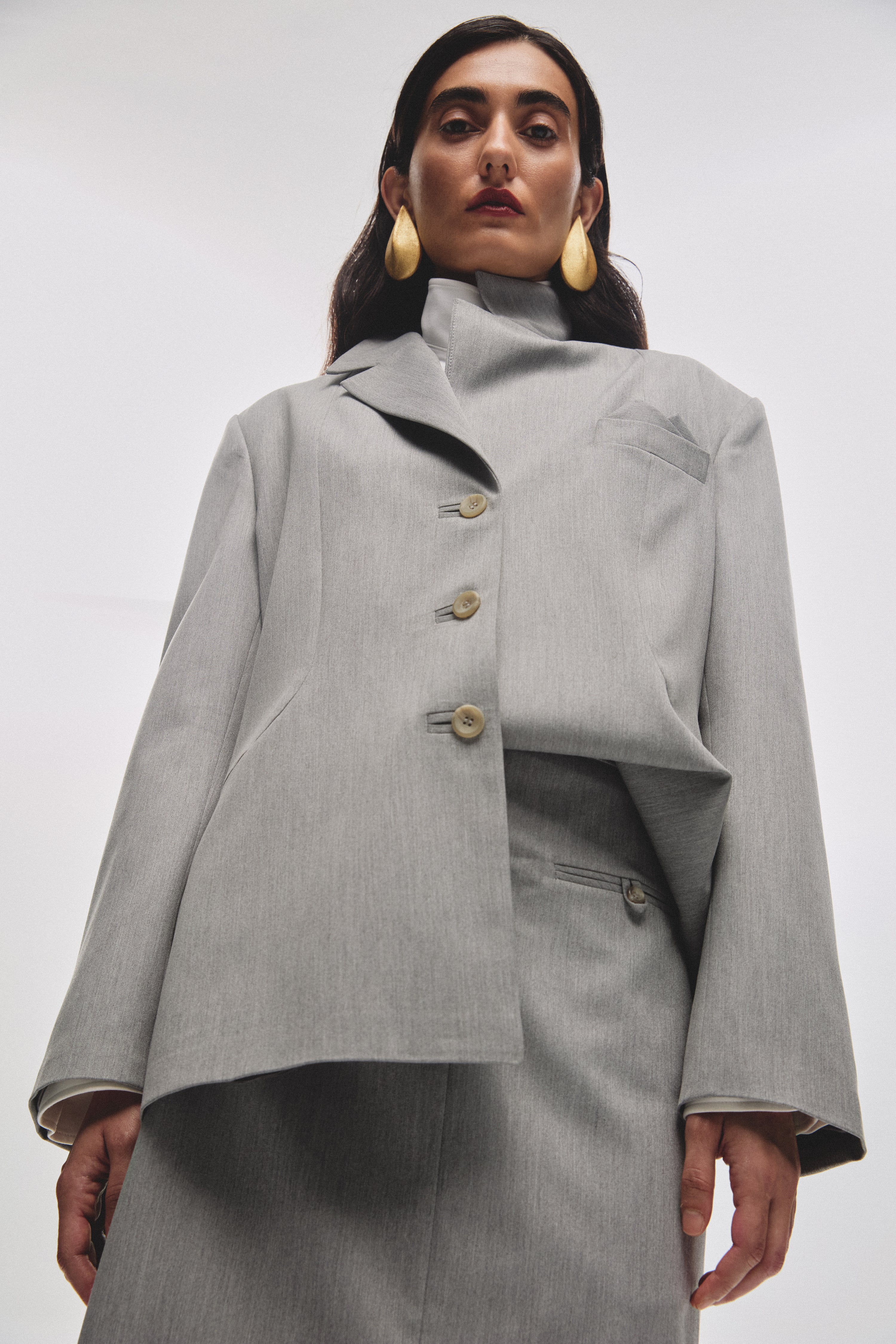 Layered Vest Blazer