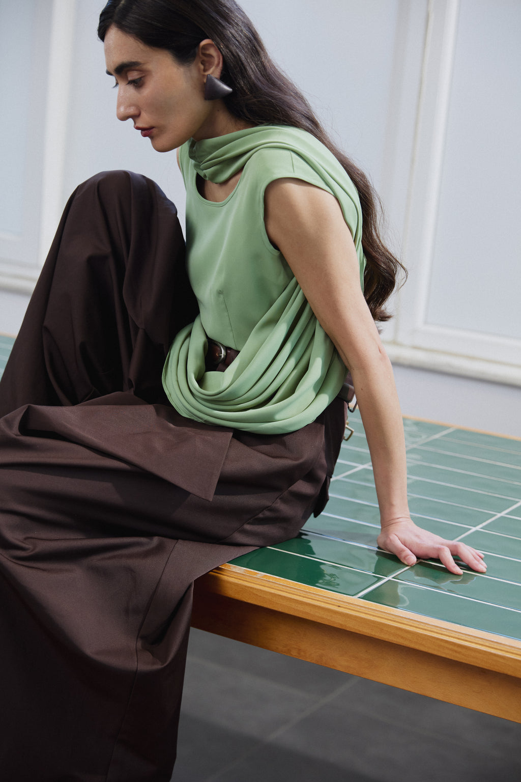 Double-Triangle Trousers
