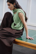 Shawl-wrap Top