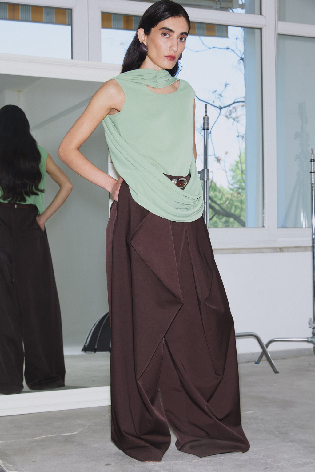 Double-Triangle Trousers