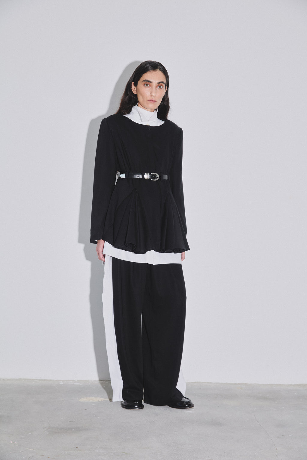Sculpted Triangle Coat