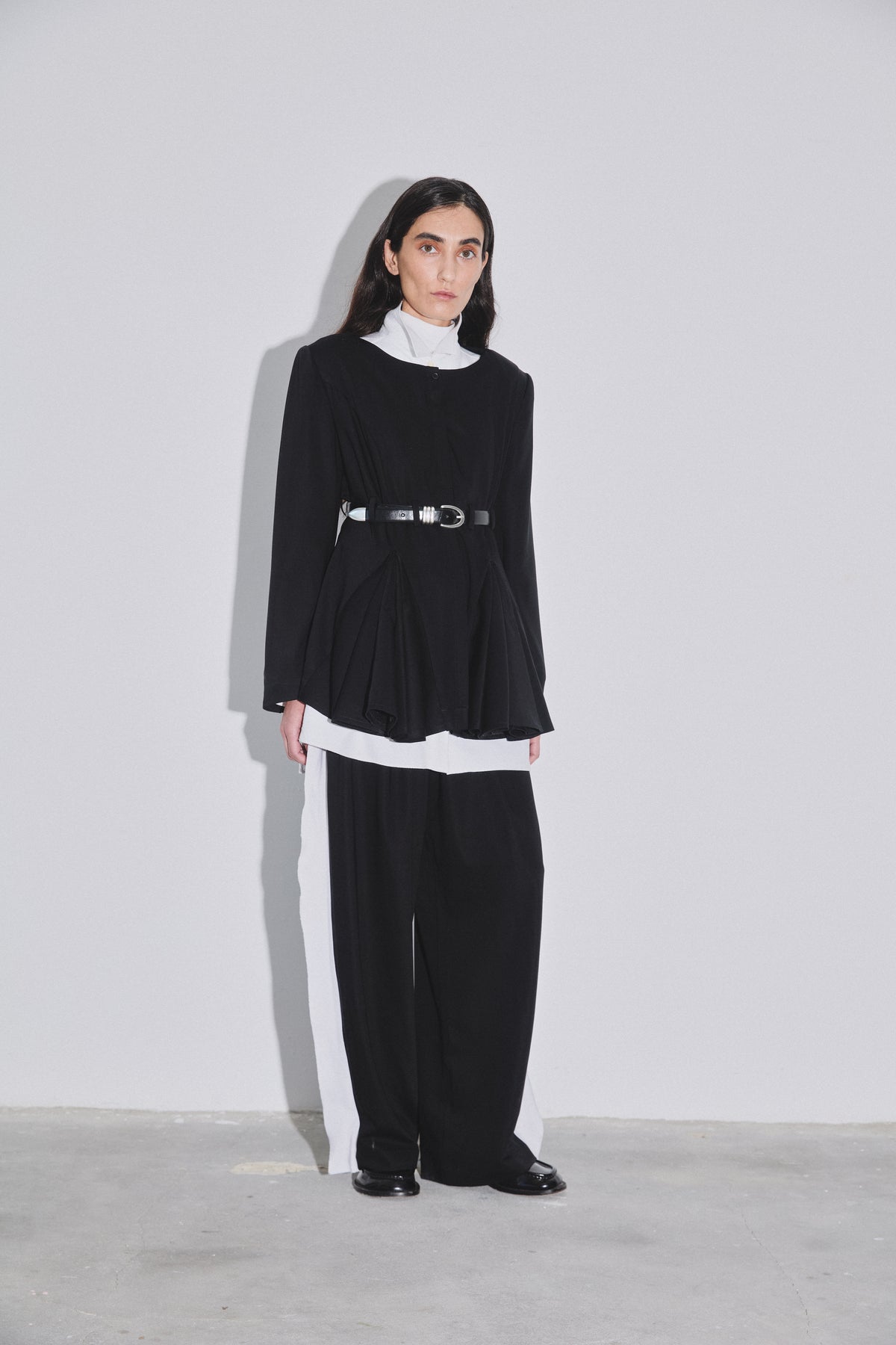 Sculpted Triangle Coat
