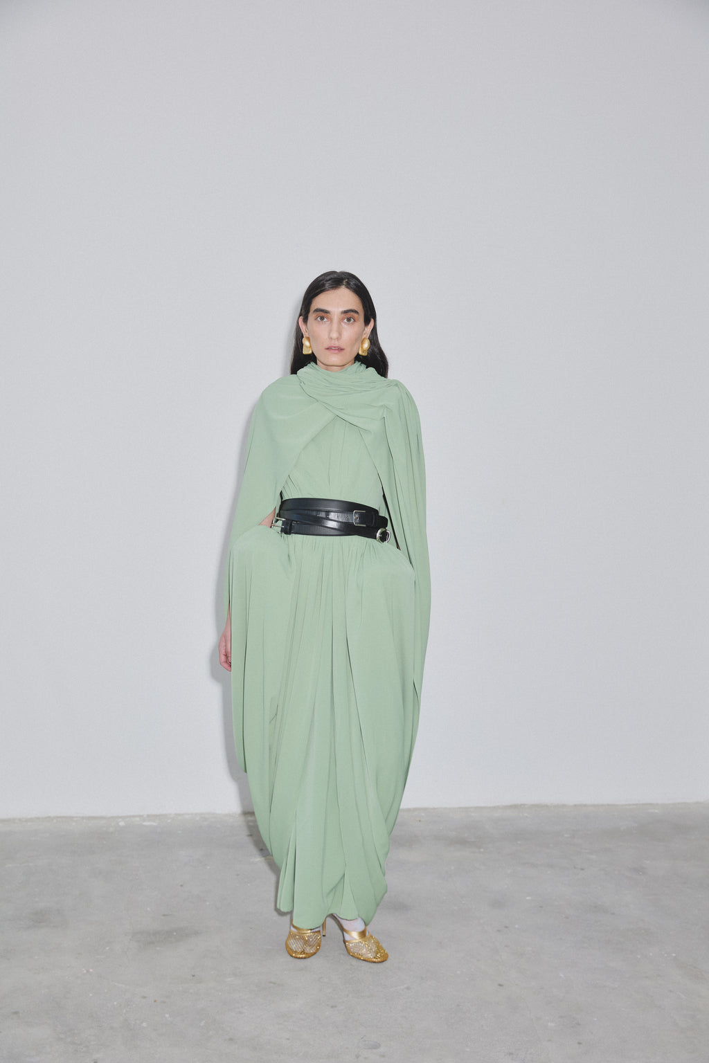 Wrapped Draped Dress