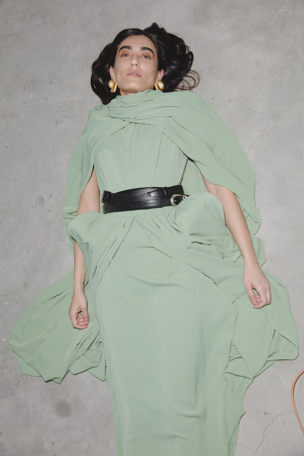 Wrapped Draped Dress