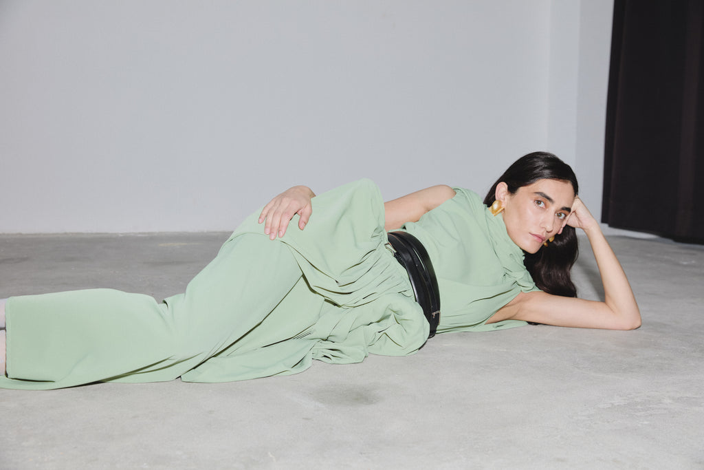 Wrapped Draped Dress