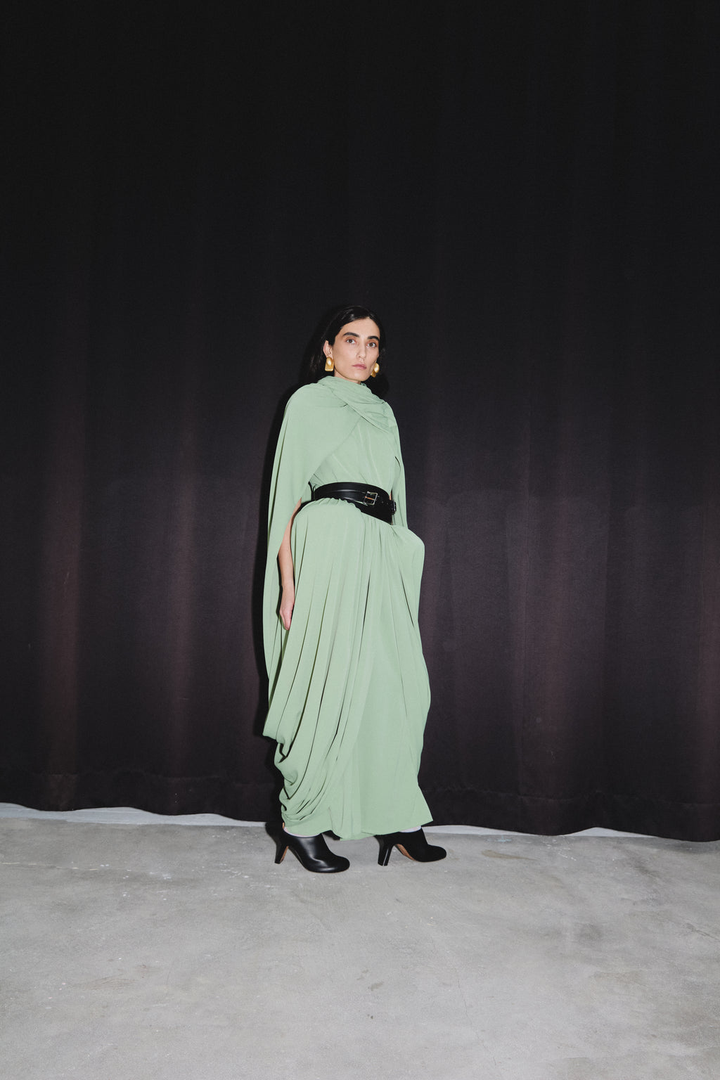 Wrapped Draped Dress