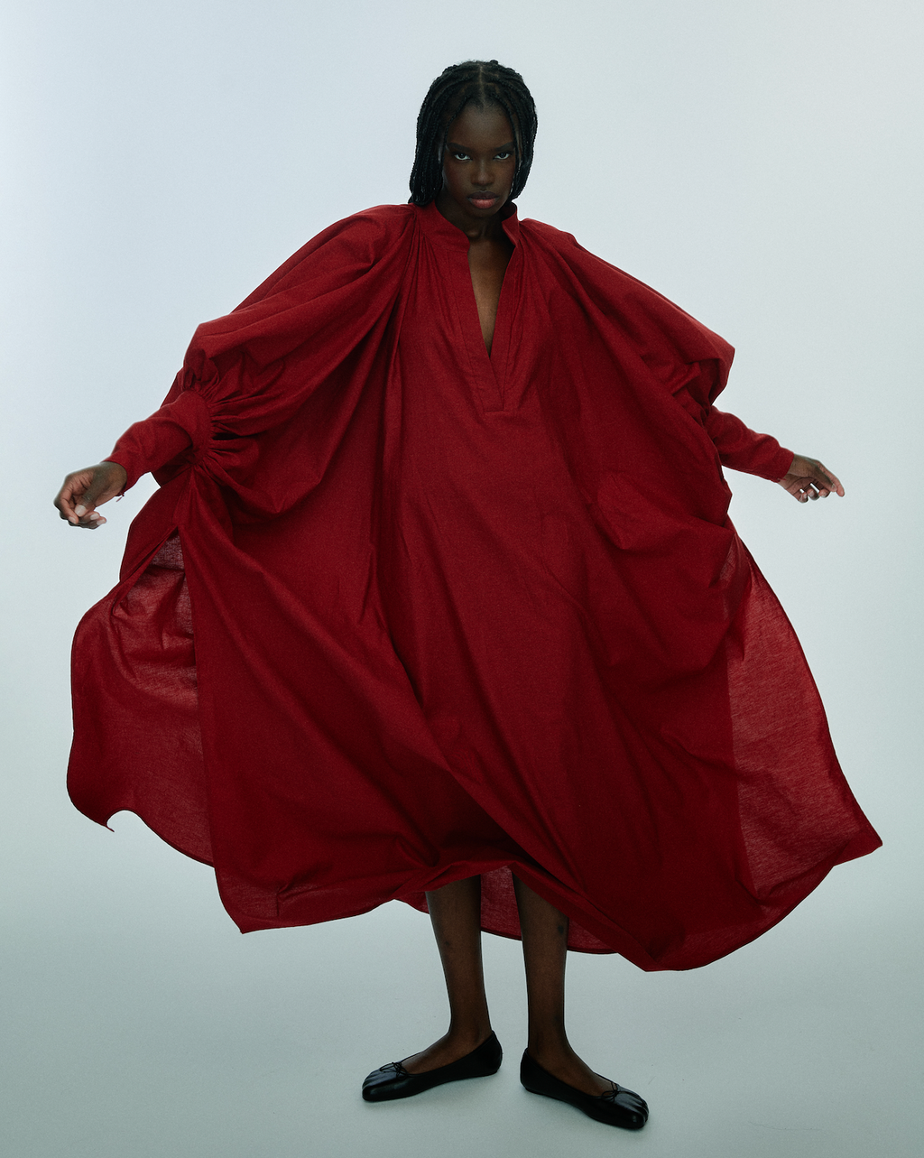 Full sleeve kaftan dress