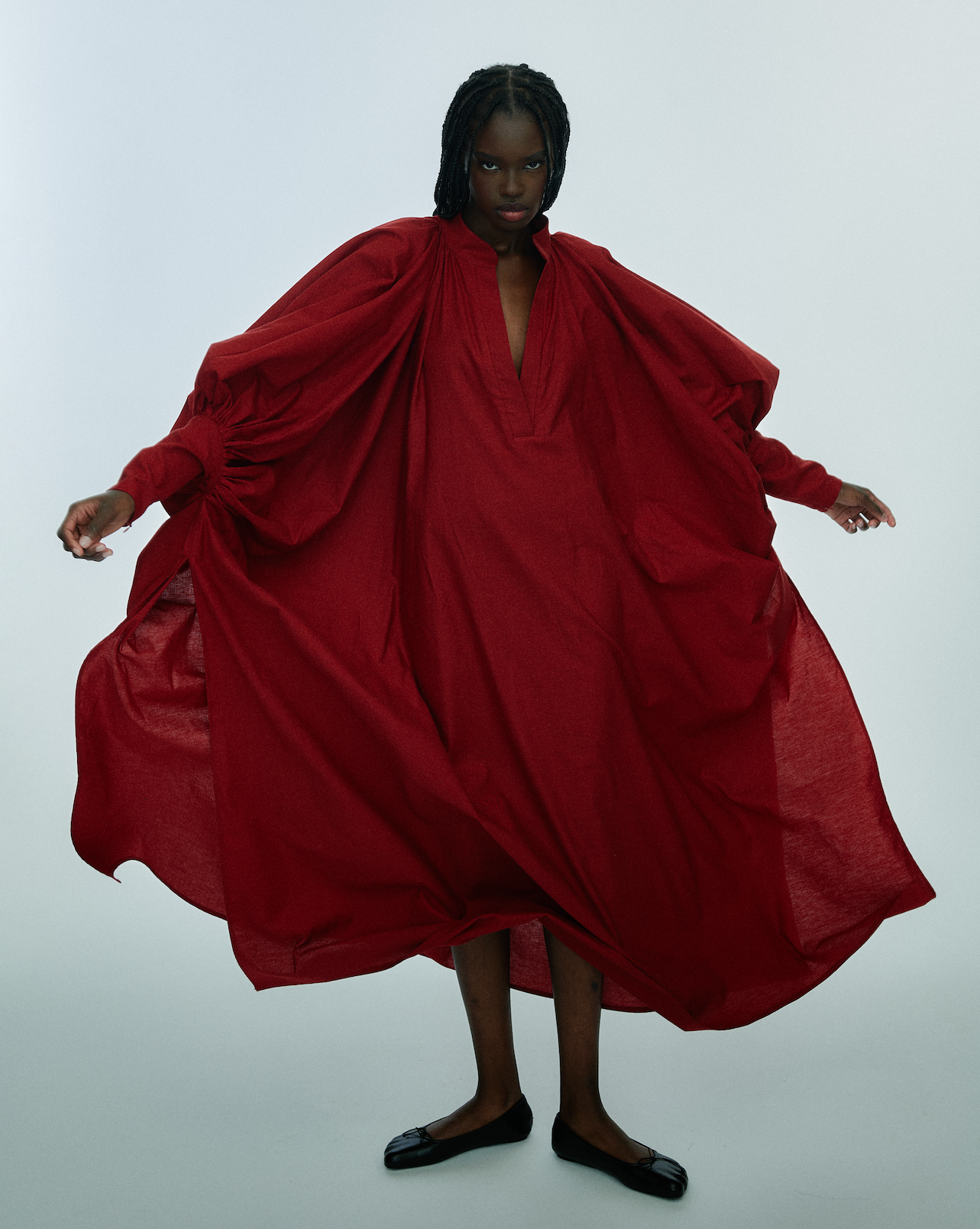Full sleeve kaftan dress