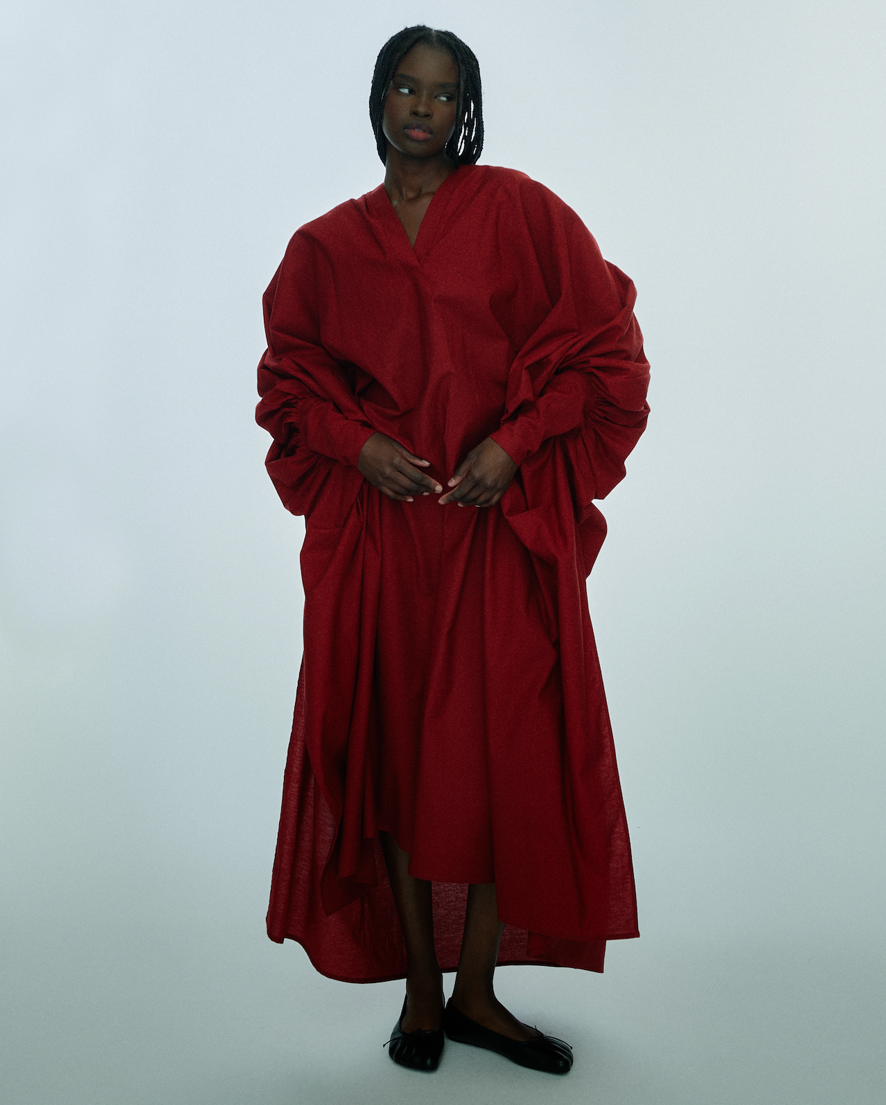 Full sleeve kaftan dress