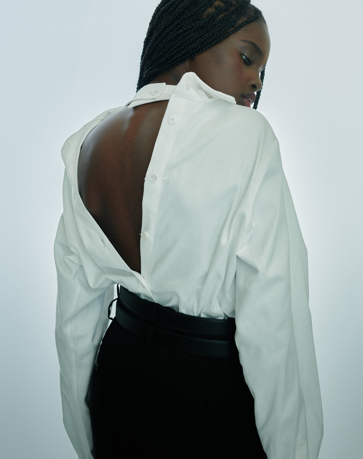 Backward shirt Cotton/Poplin