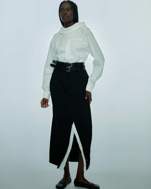 Backward shirt Cotton/Poplin