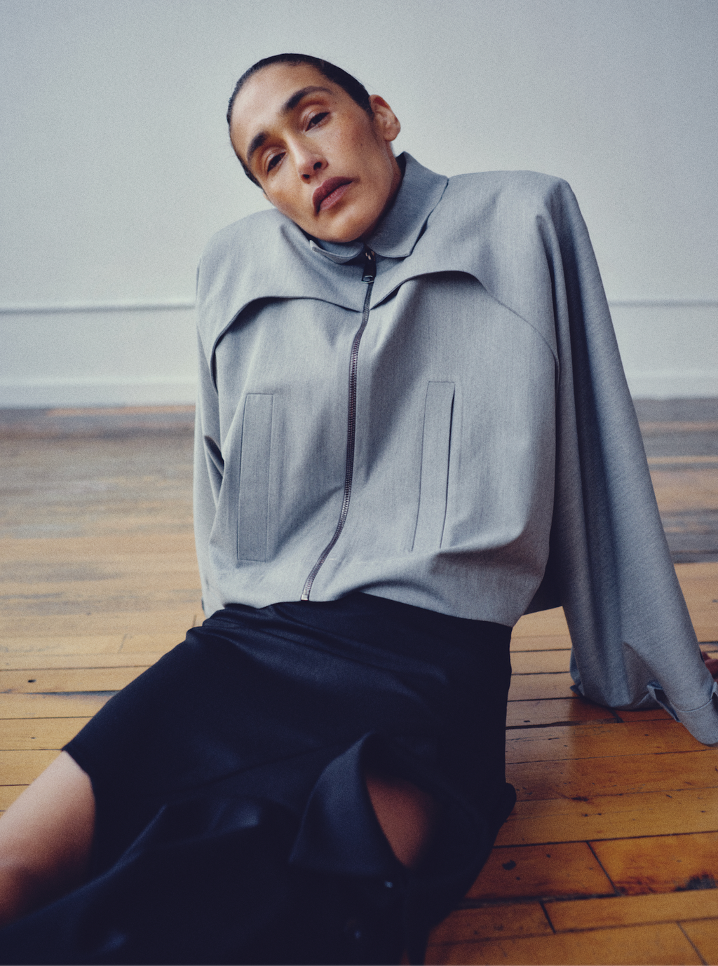 Asymmetrical Shirt-Skirt
