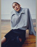 Structured Coat with Sleeve Pant Details