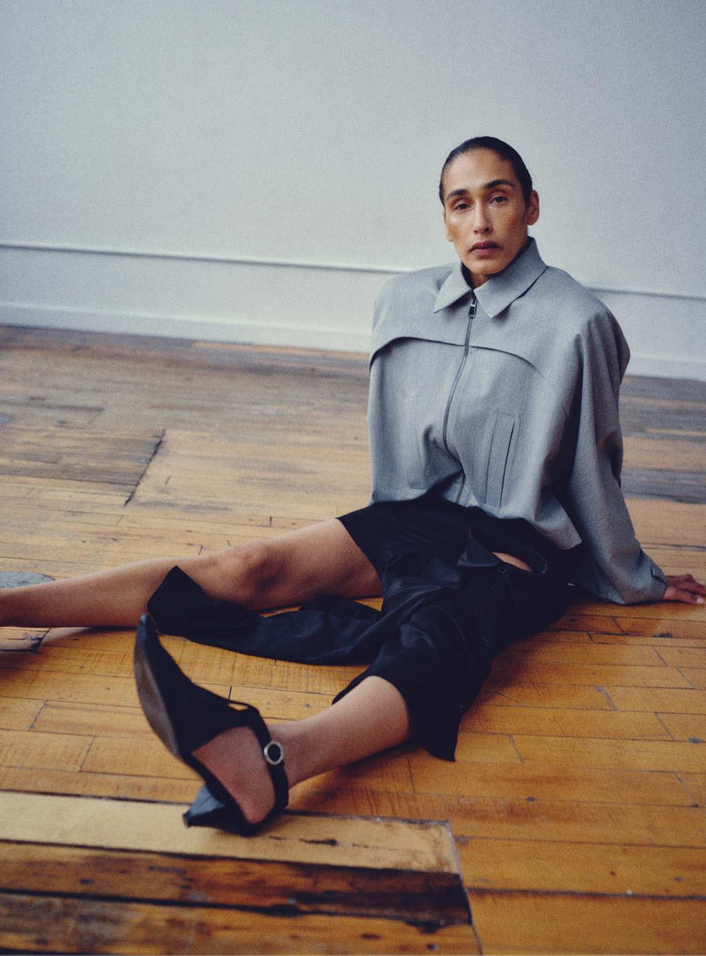 Asymmetrical Shirt-Skirt