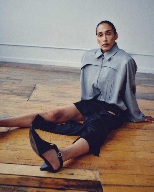 Asymmetrical Shirt-Skirt