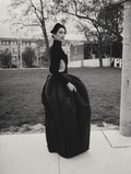 Long Sleeve Structured Dress in Velvet
