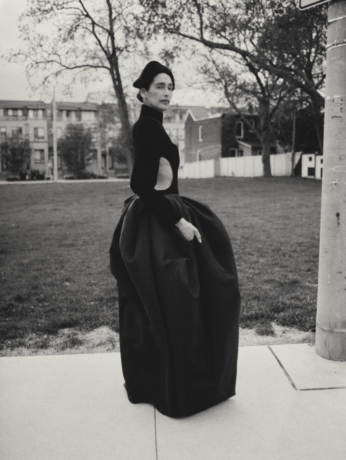 Long Sleeve Structured Dress in Velvet