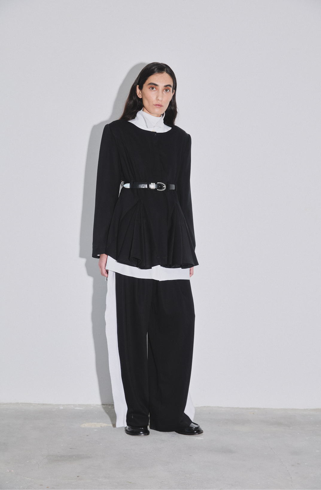 Sculpted Triangle Coat