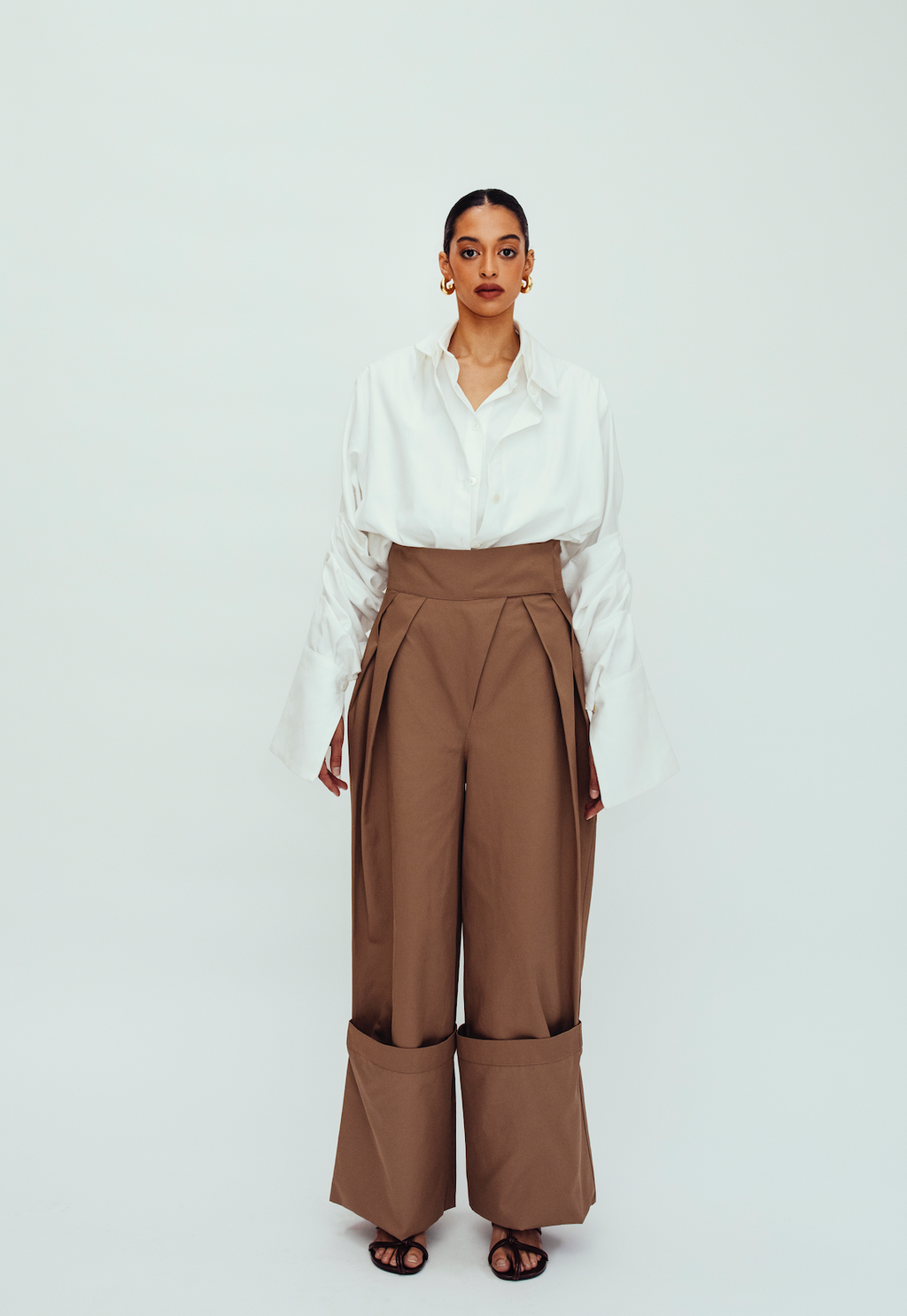Tailored Fold Trousers