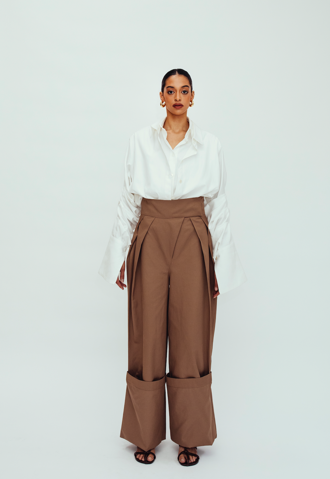 Tailored Fold Trousers