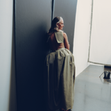 Green Sculpted Dress