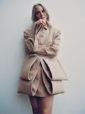 LINEN FOLDED COAT