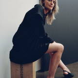 Draped Blazer Dress