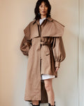 Asymmetric Trench coat