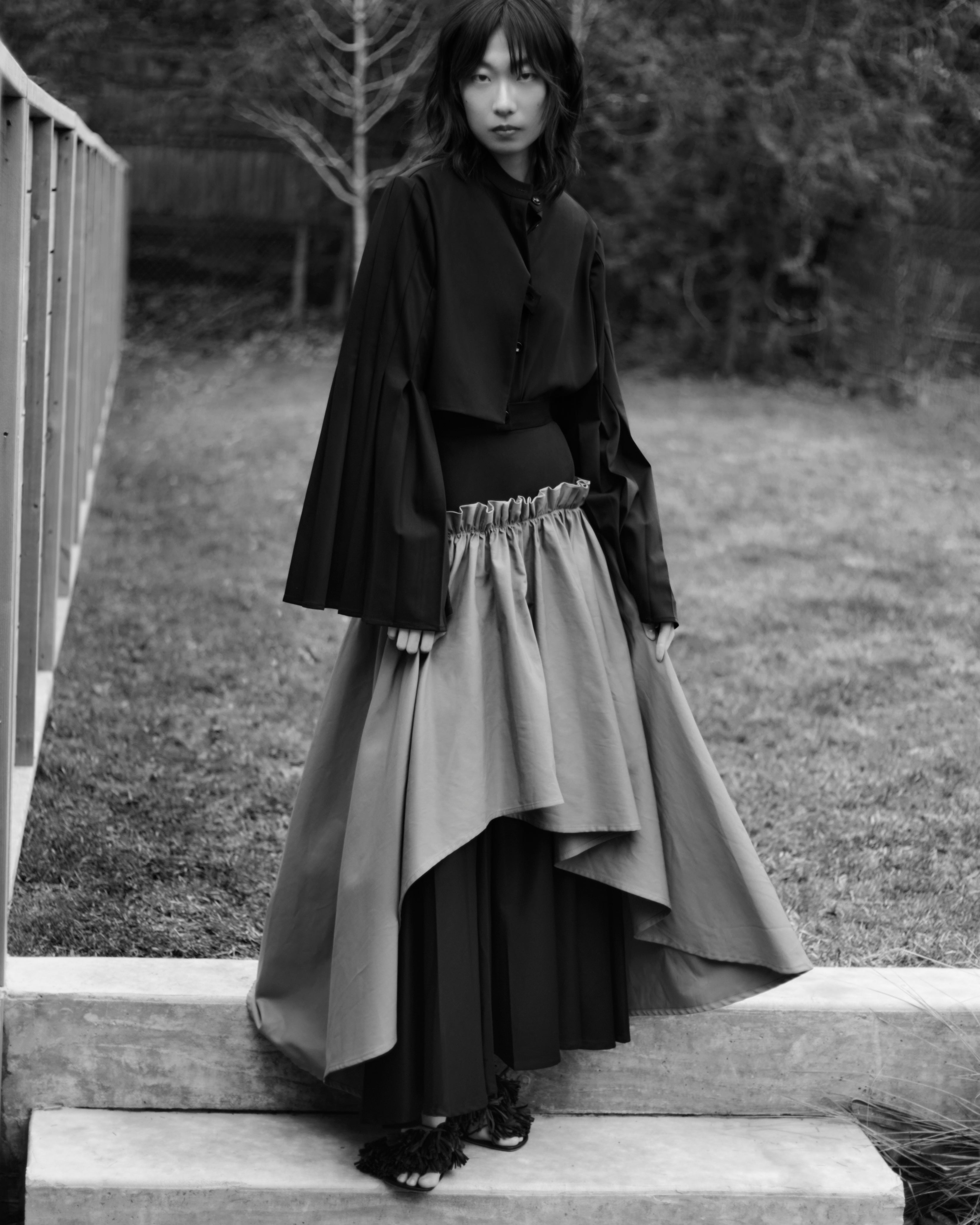 Double-layered skirt